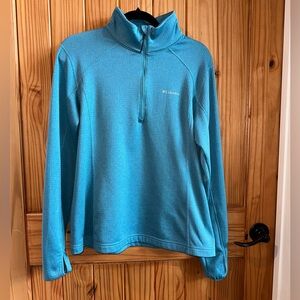 Columbia Teal Textured Pullover